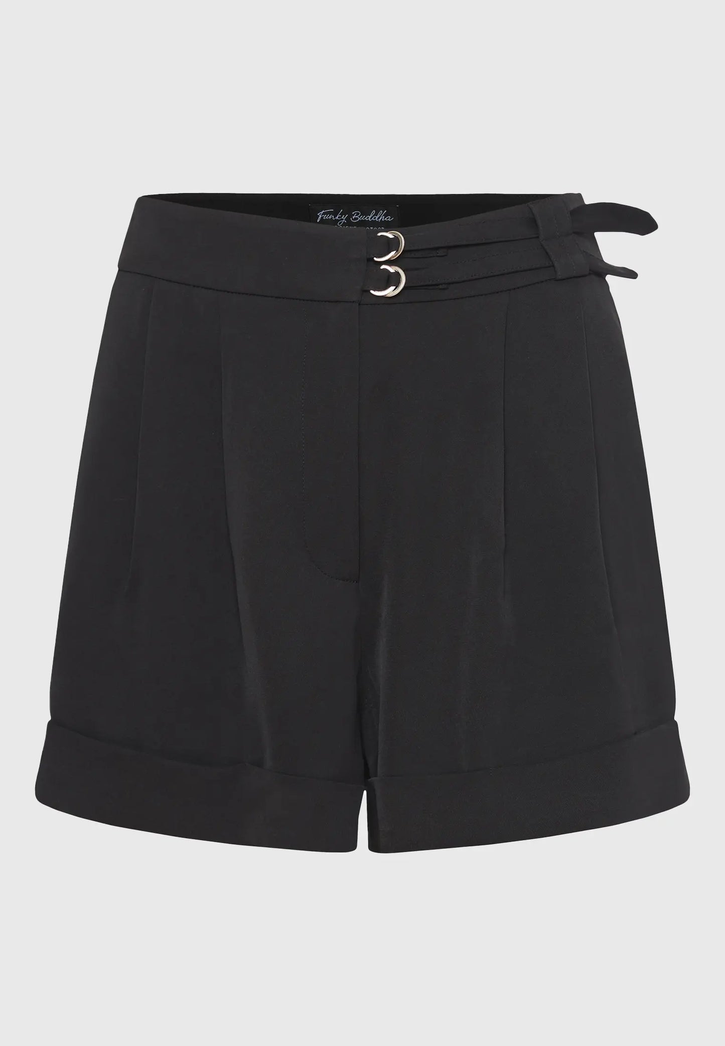 Loose fit σορτς με πιέτες στη μέση