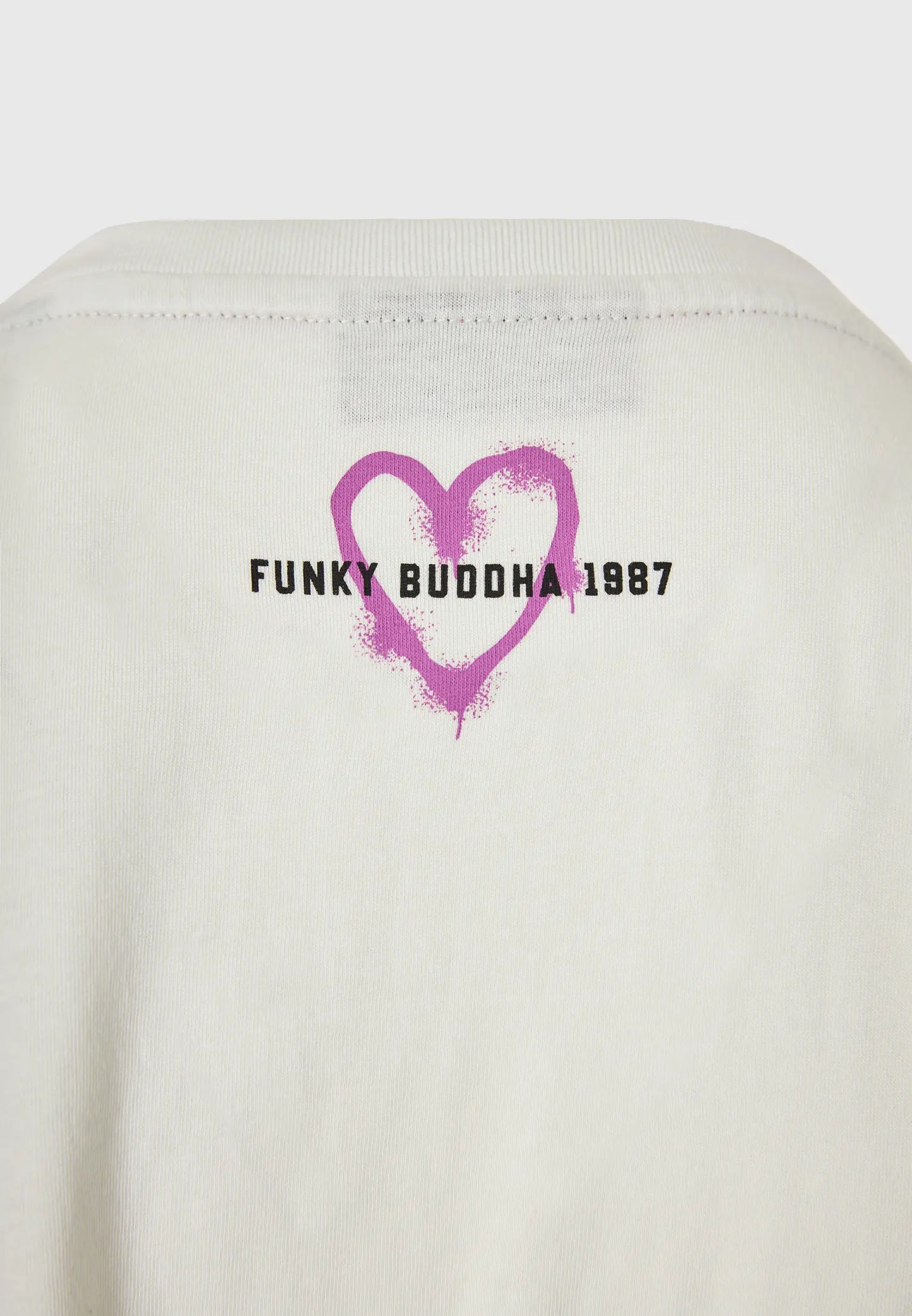 Loose fit γυναικείο t-shirt με text artwork τύπωμα
