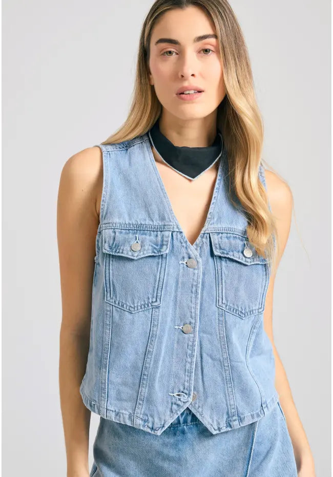 Γυναικειο τζιν γιλεκο