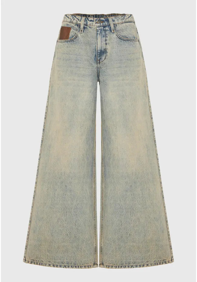 Regular fit βαμβακερο τζιν παντελονι