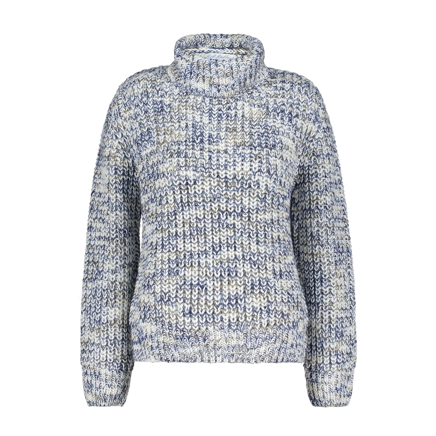 Cocoon multi sweater blue