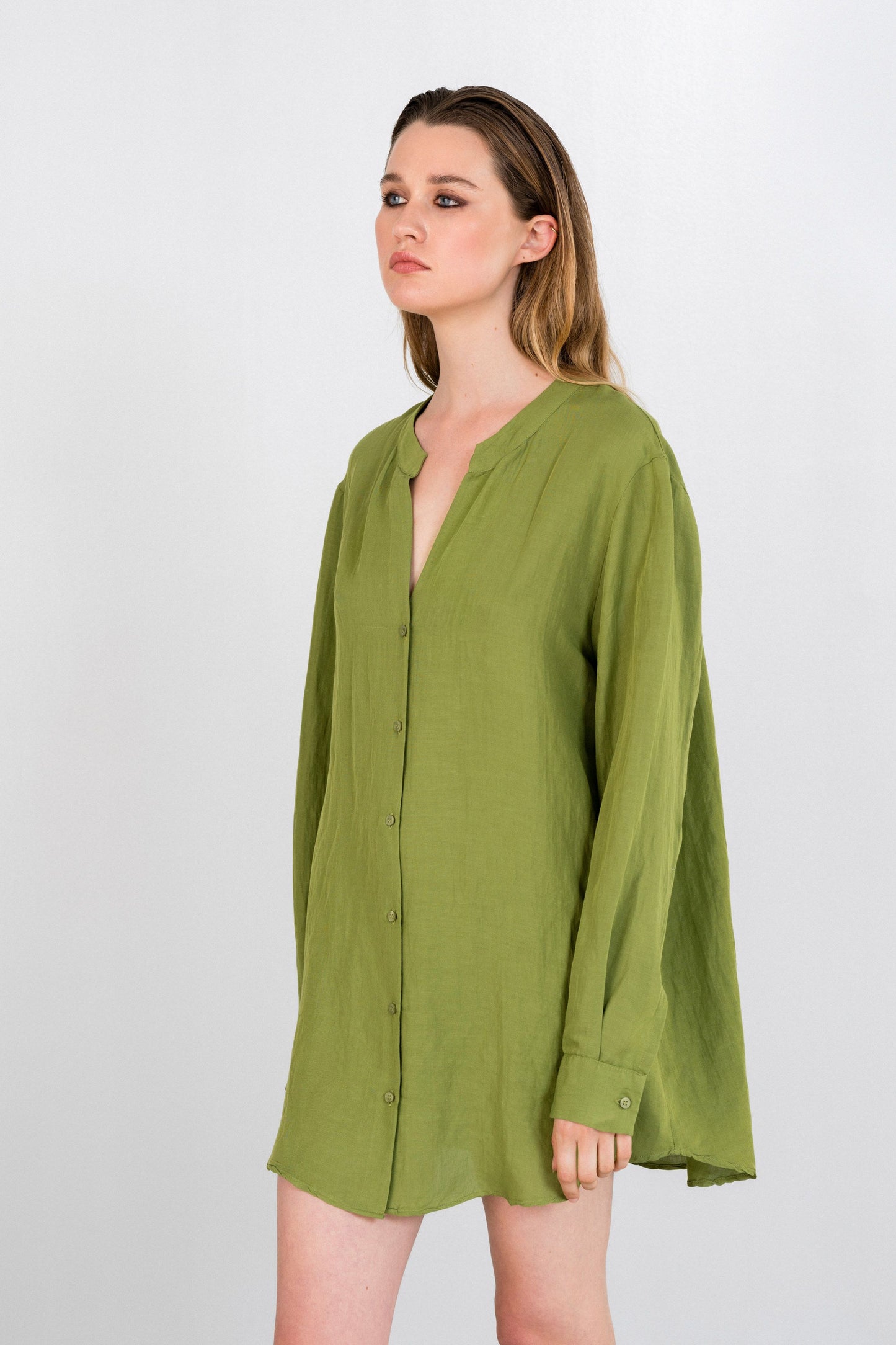 GAUZE OVERSIZED SHIRT