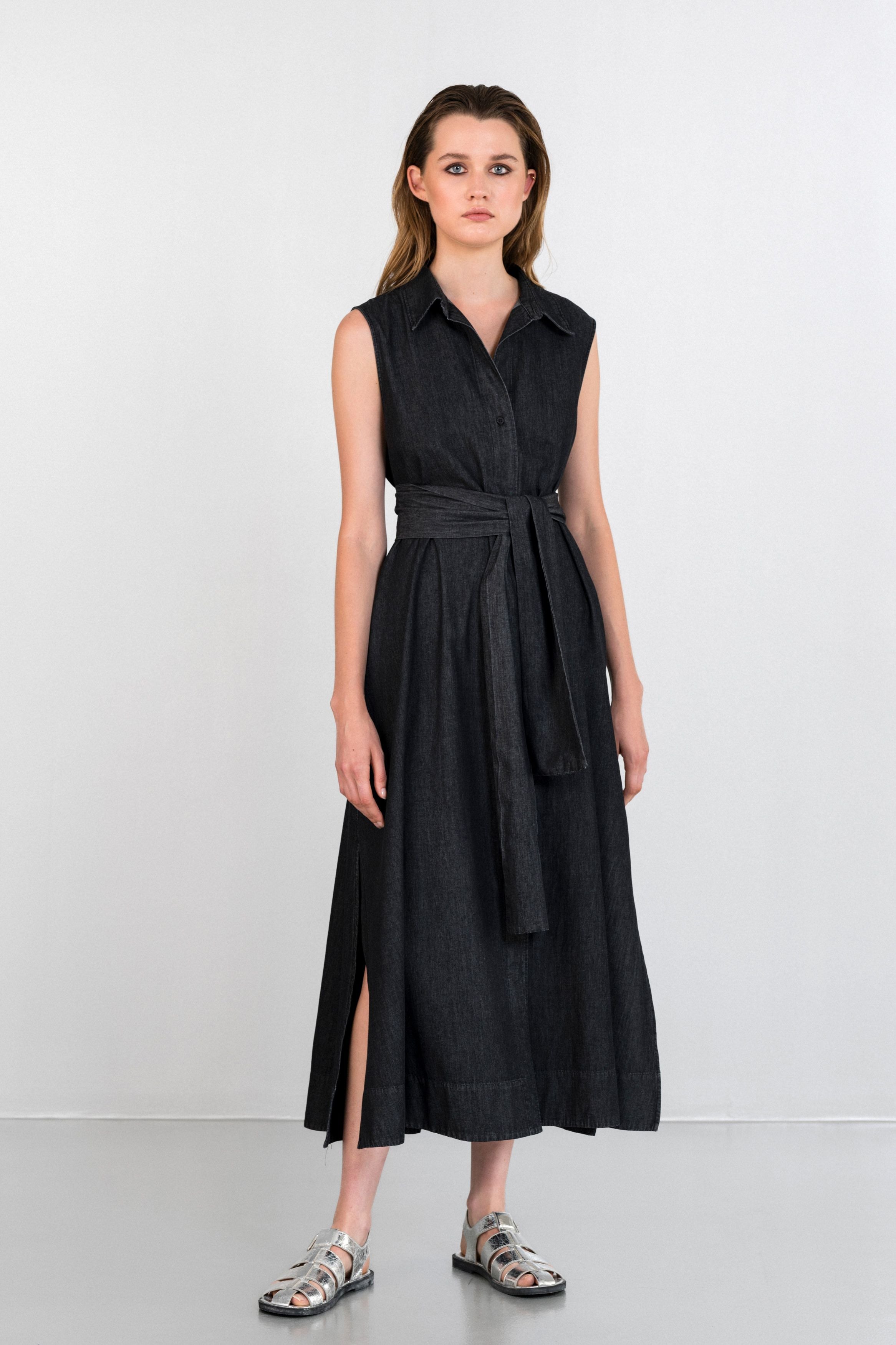 LIGHT DENIM SHIRTDRESS