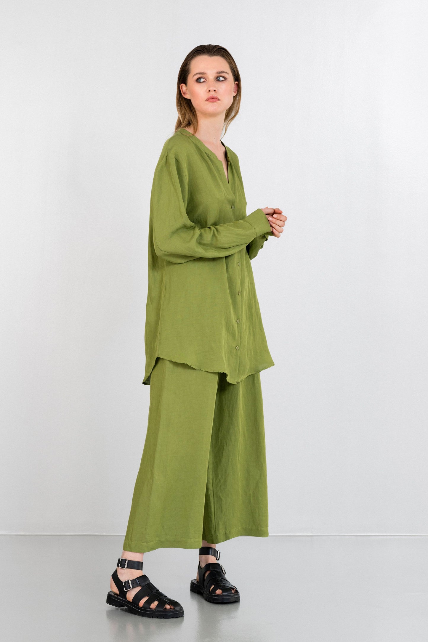 GAUZE OVERSIZED SHIRT