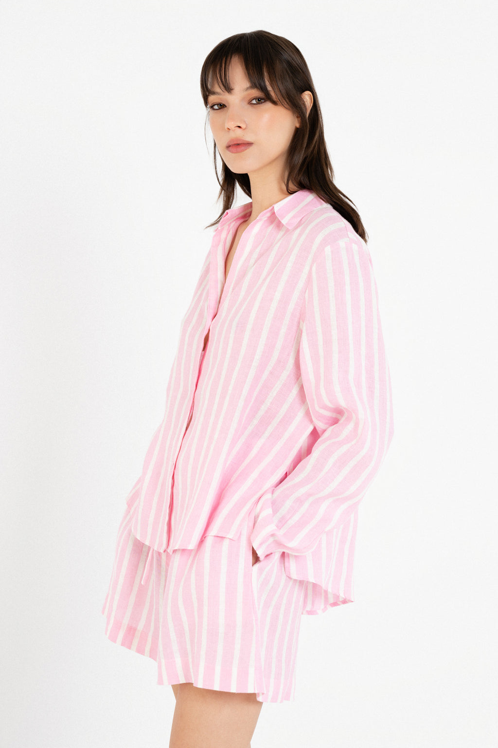 Linen Stripes Shirt