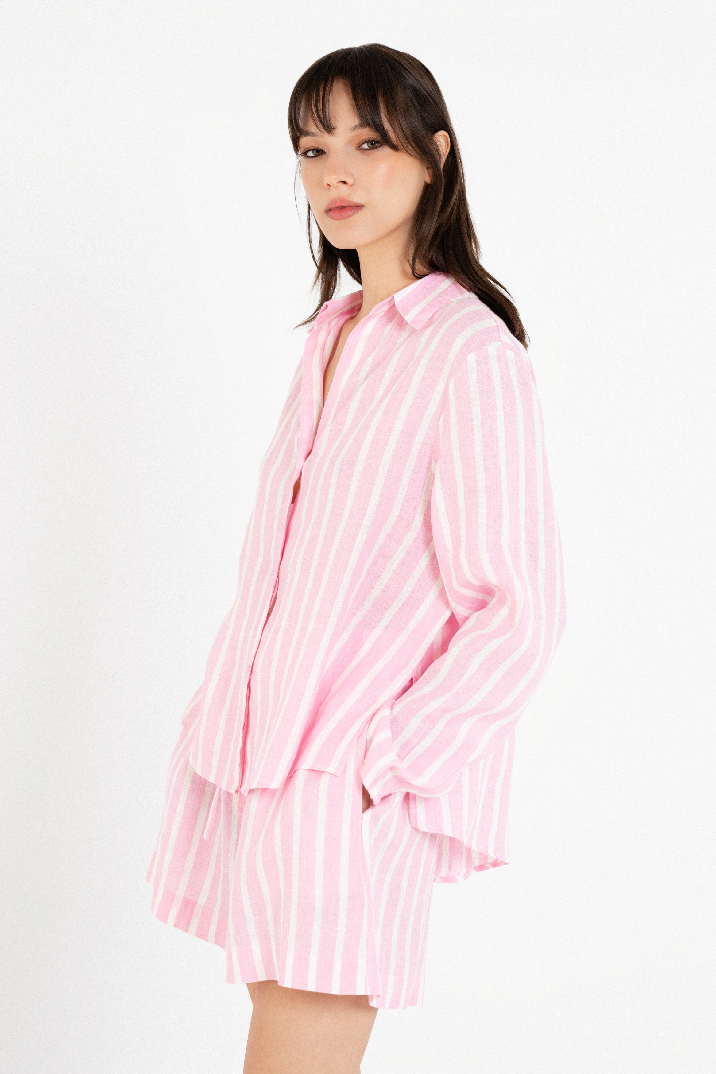 Linen Stripes Shirt