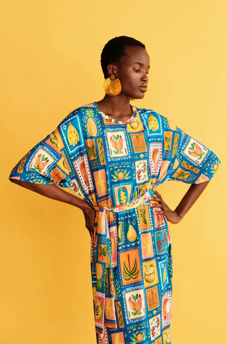 Papaya long dress