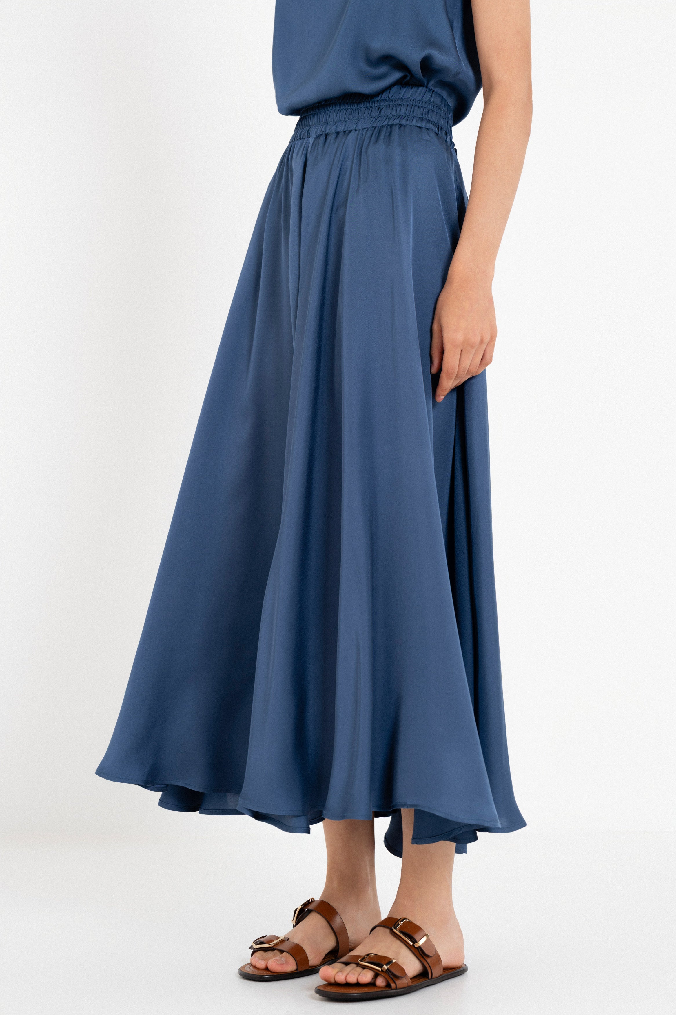 Satin Fine Ecovero Skirt