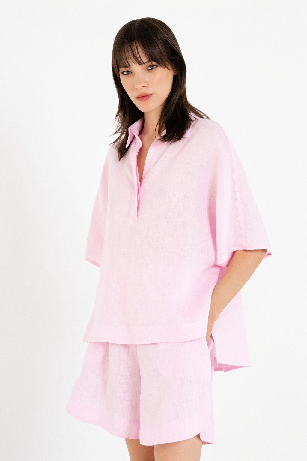 Linen Oversized Blouse