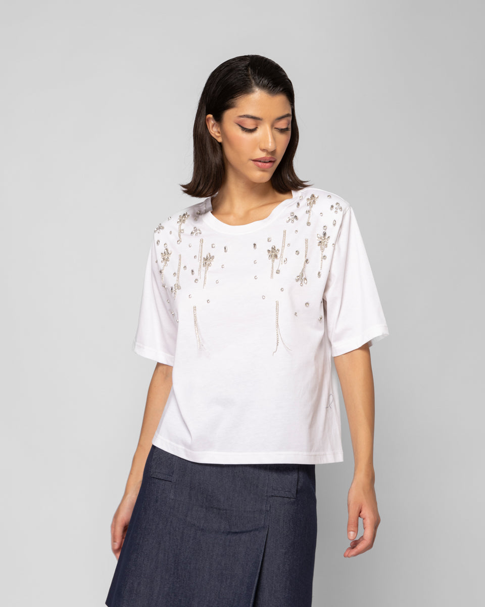 Jersey top with embels