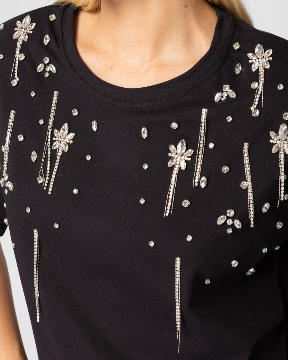 Jersey top with embels