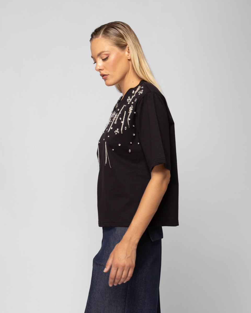 Jersey top with embels