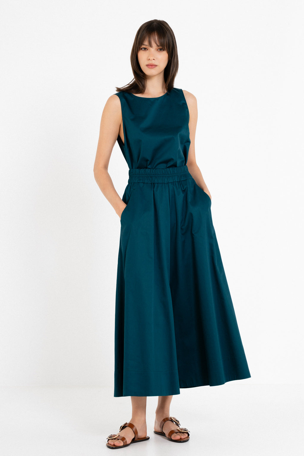 Poplin Jupe Culotte