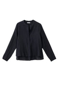 Linen Cropped Shirt