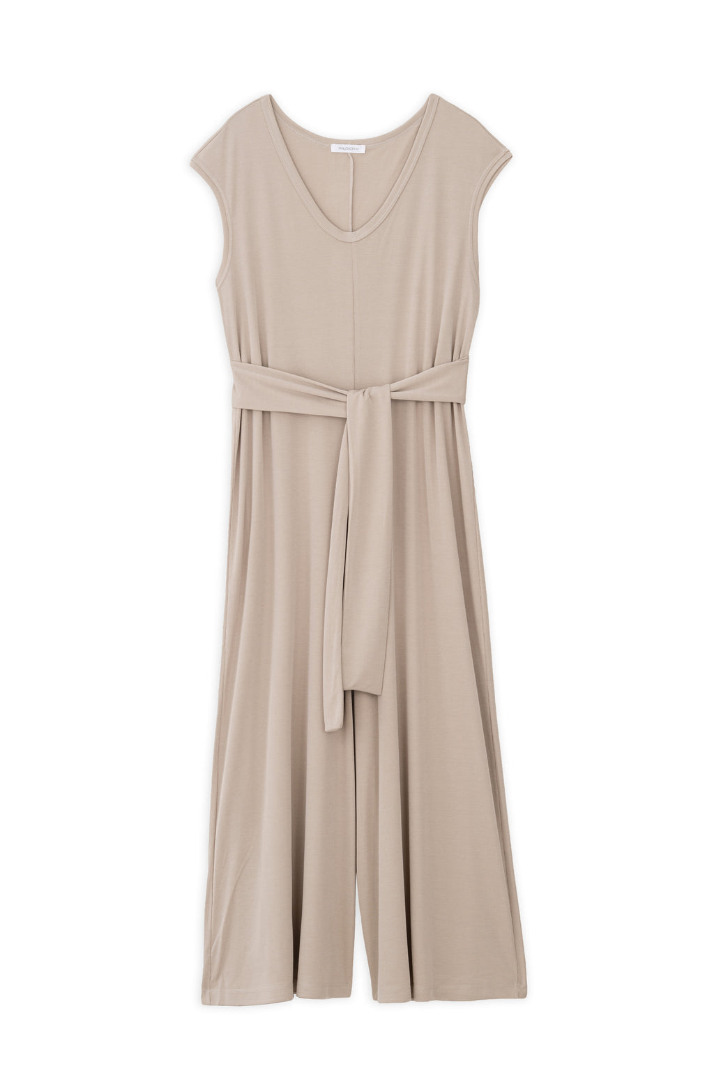 Rib V Neck Jumpsuit