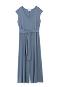 Rib V Neck Jumpsuit