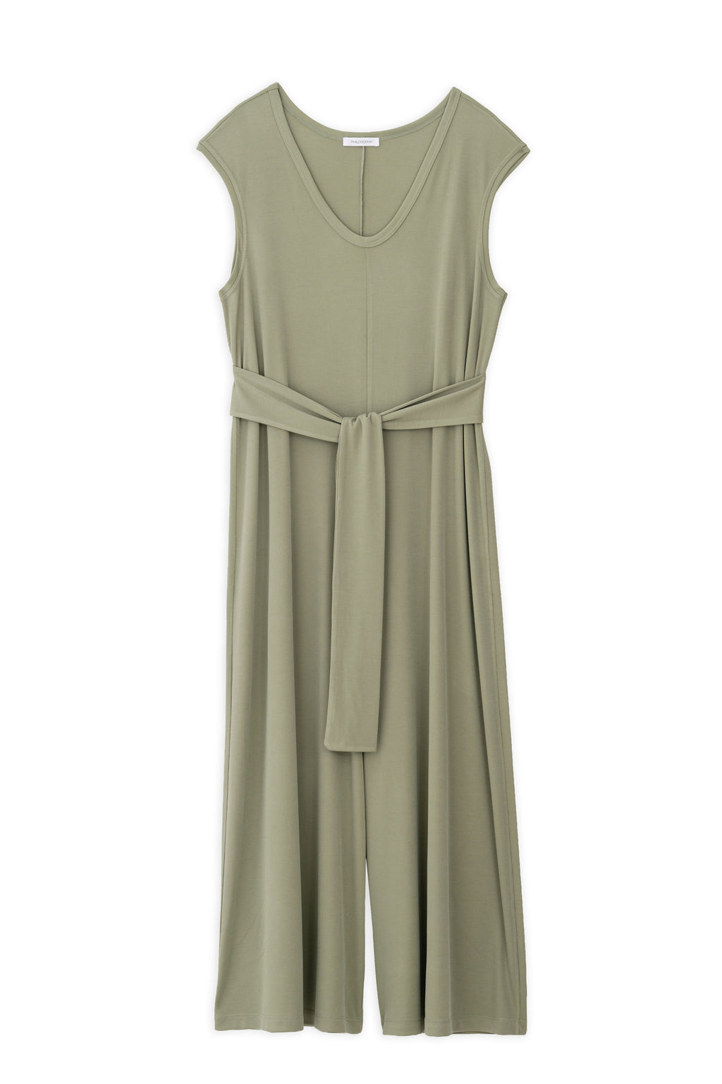 Rib V Neck Jumpsuit