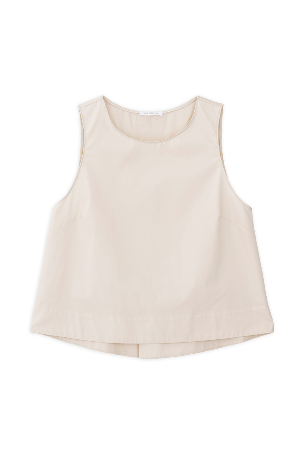 Poplin Cropped Top