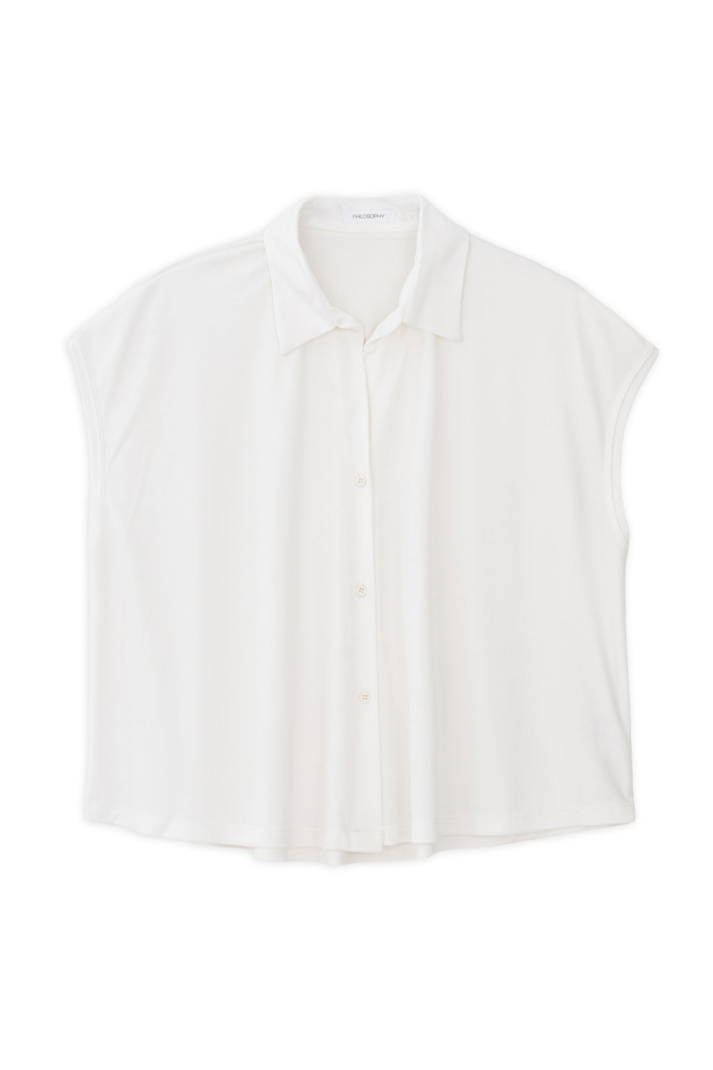 Rib Cropped Shirt