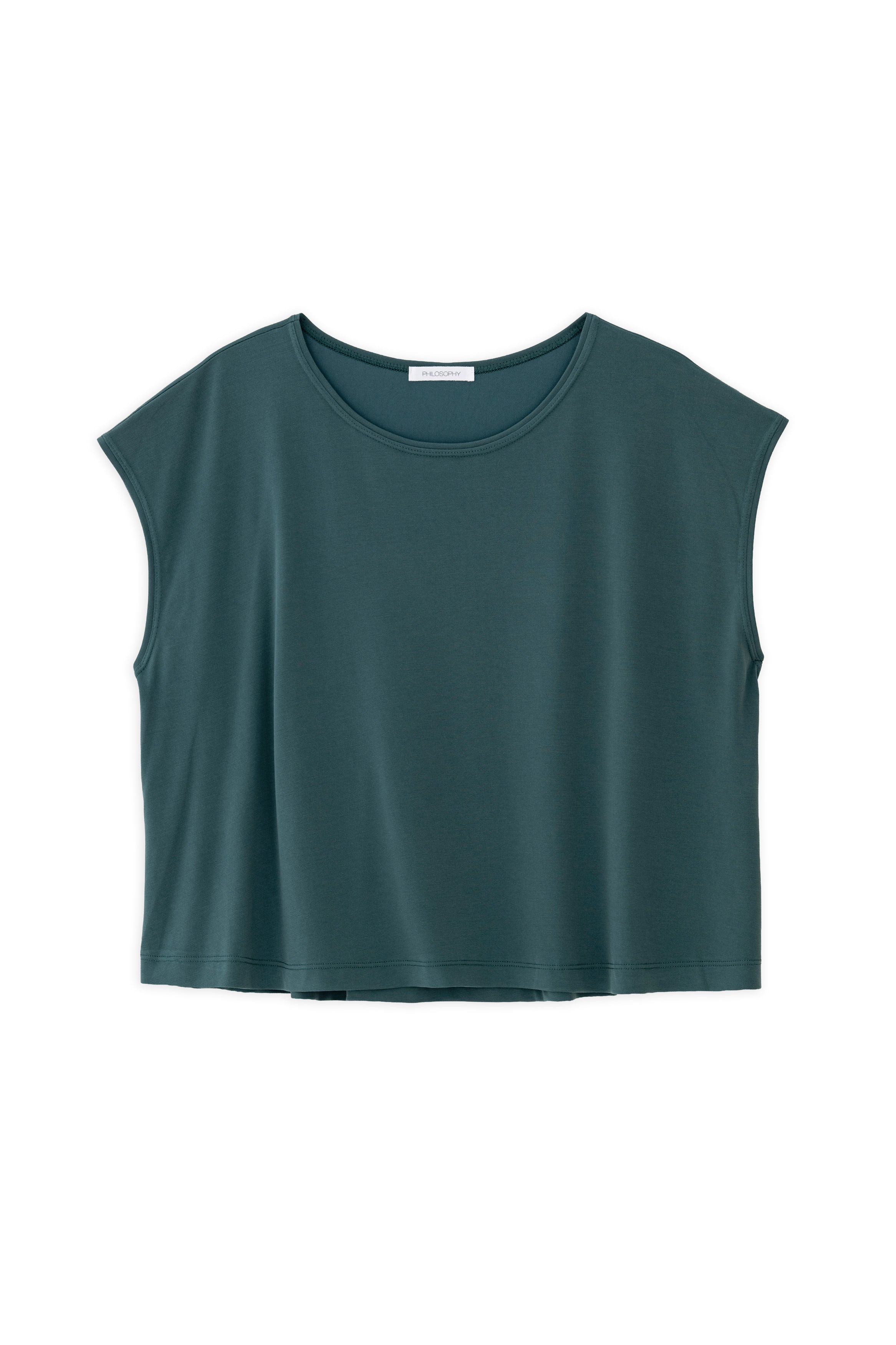Basic Cupro Cropped Top
