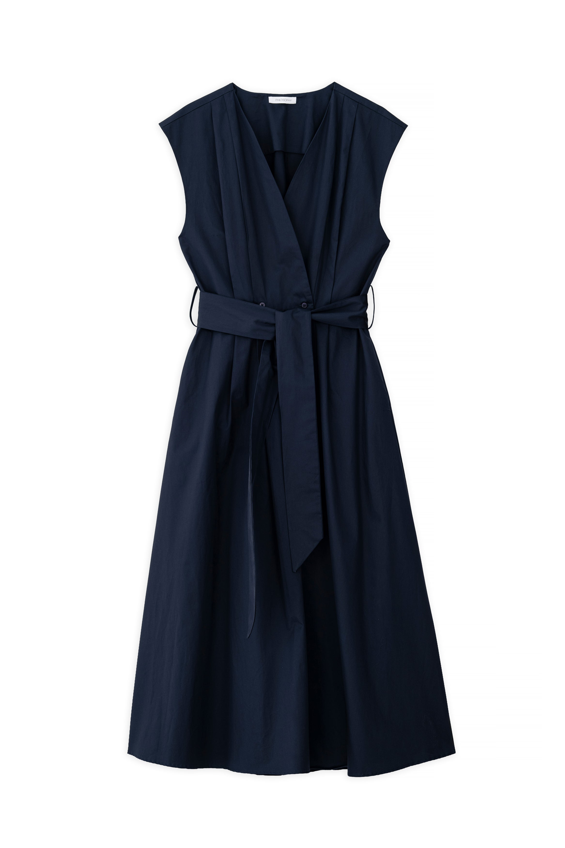 Poplin Wrap Dress