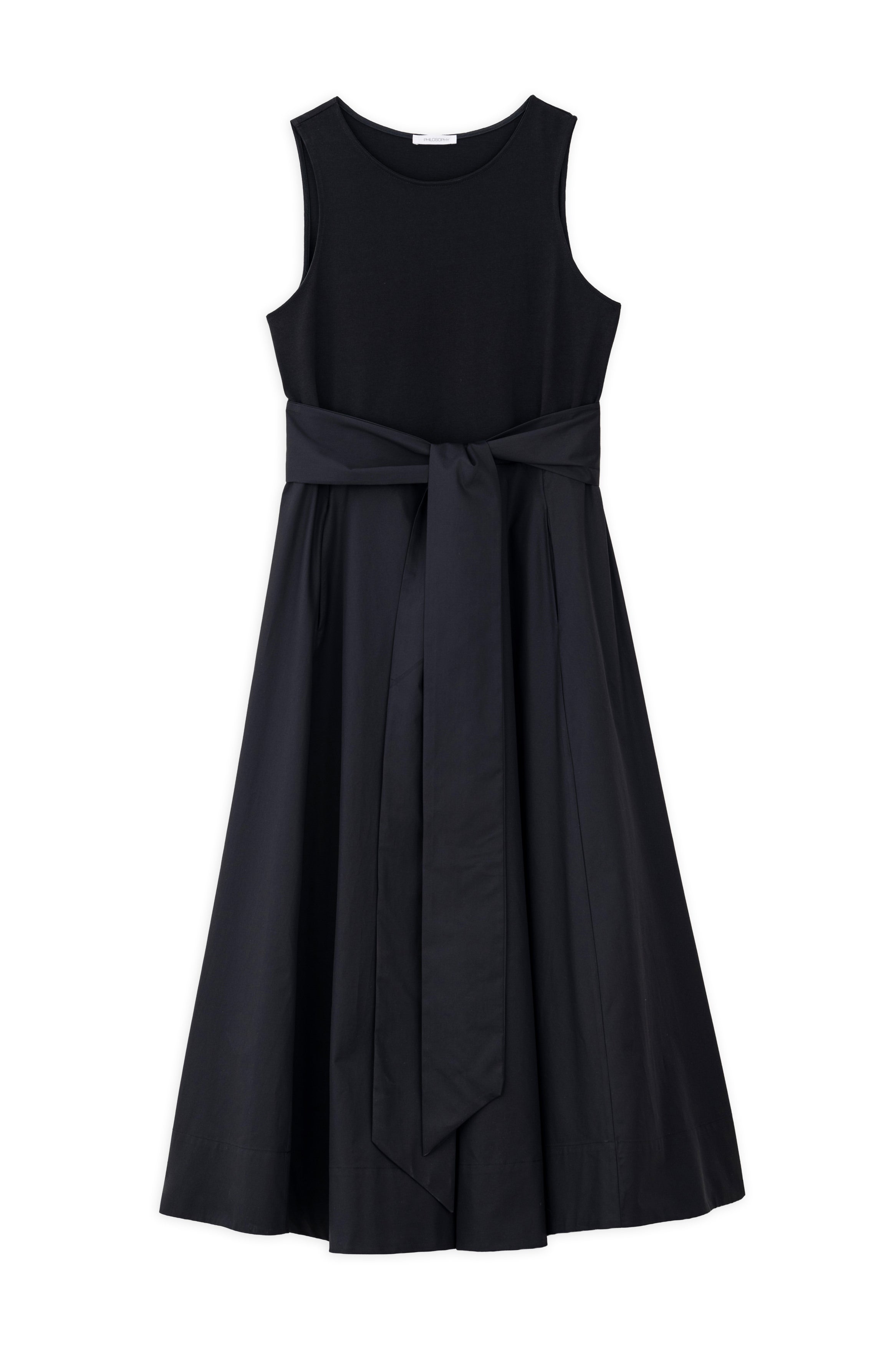 Poplin Sleeveless Dress