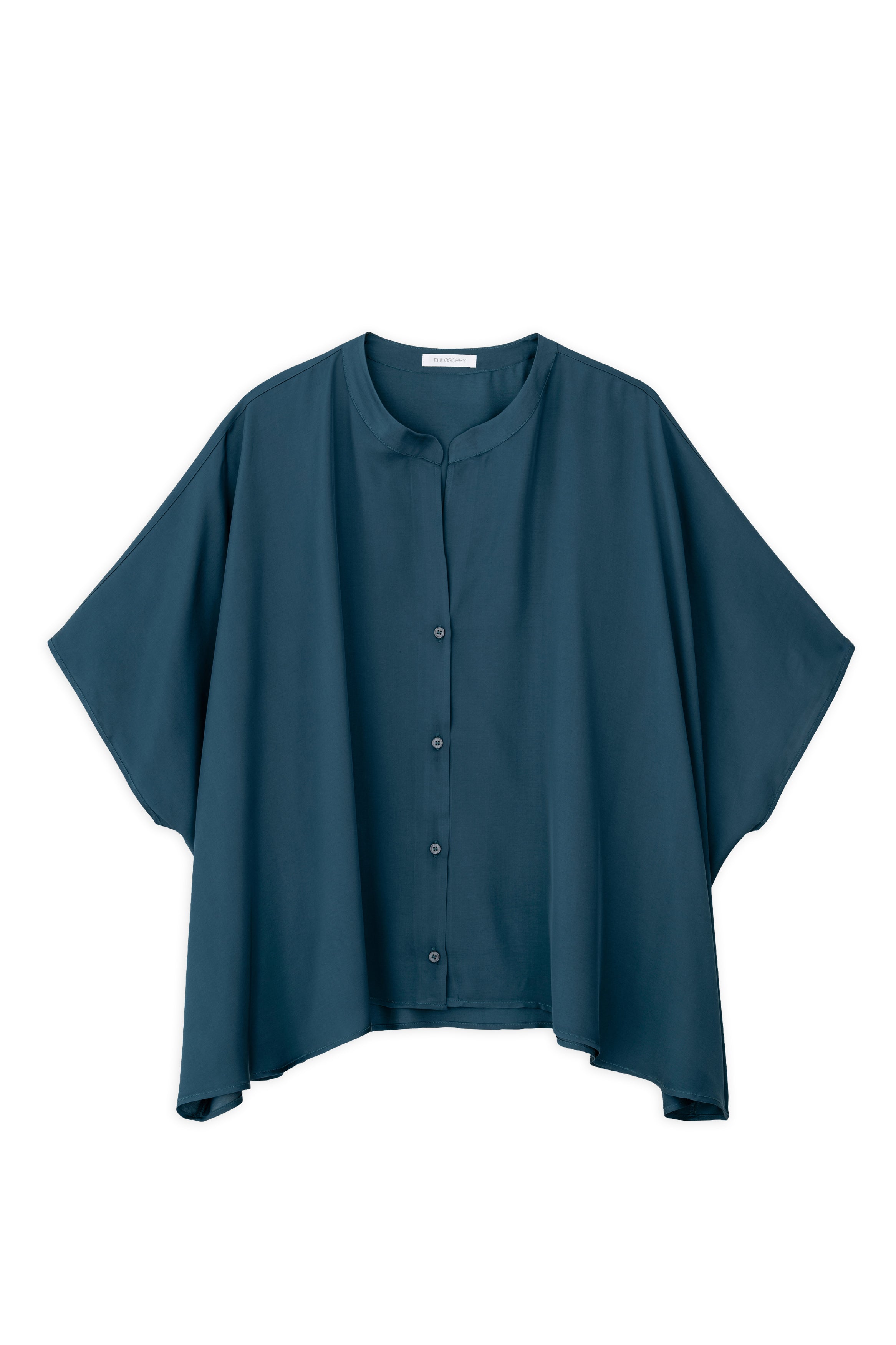 Satin Fine Ecovero Oversized Shirt