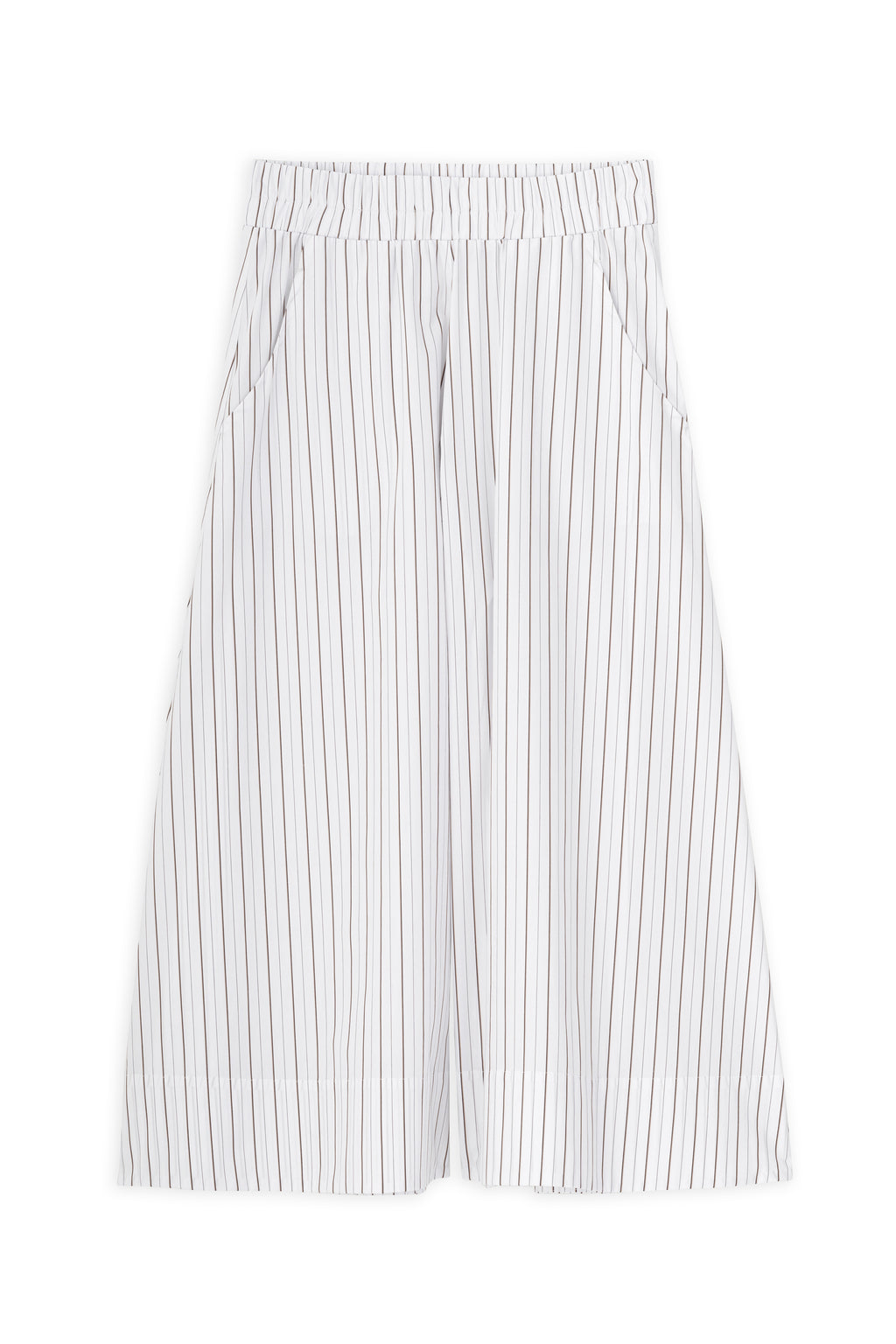 POPLIN STRIPES JUPE CULOTTE