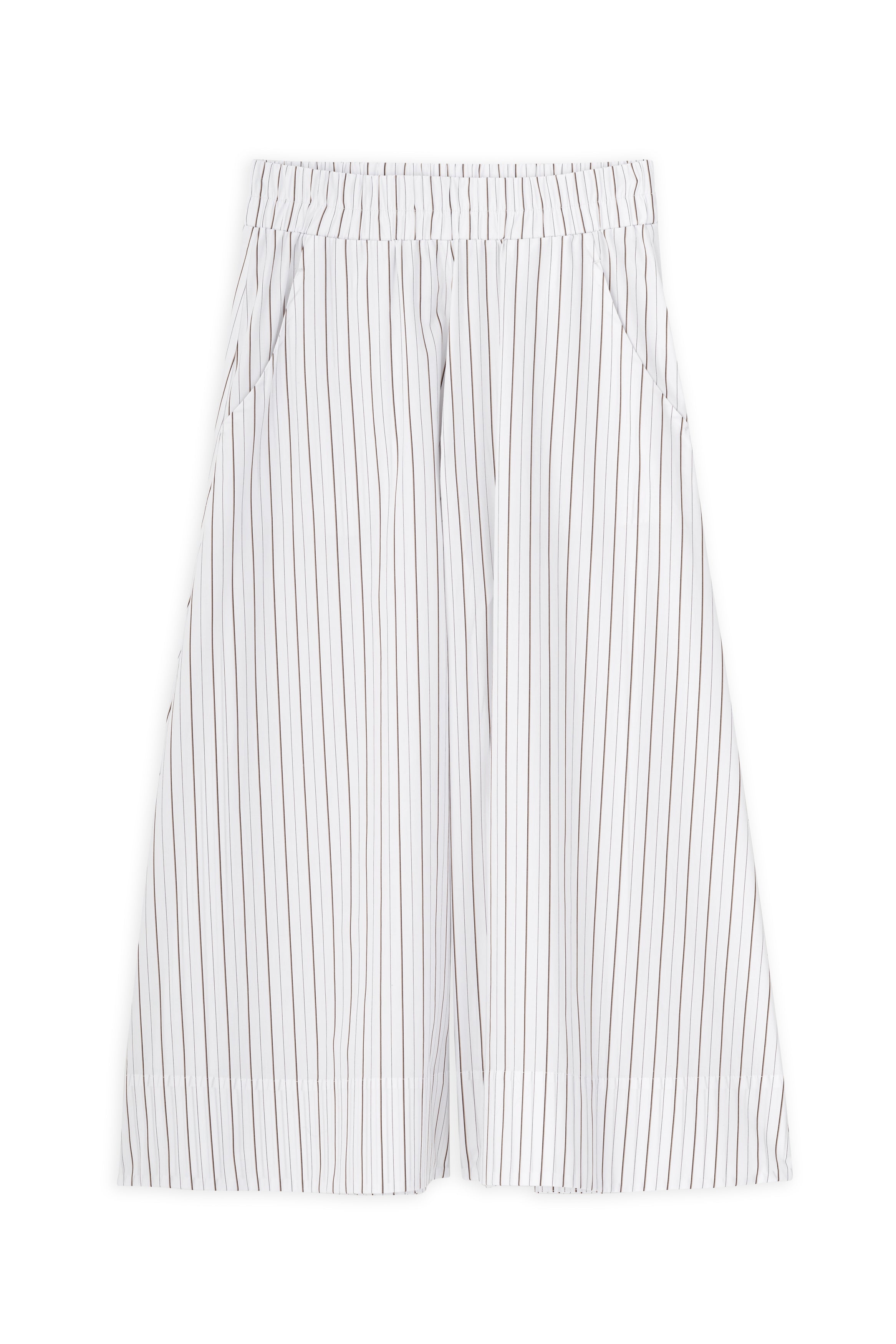 POPLIN STRIPES JUPE CULOTTE