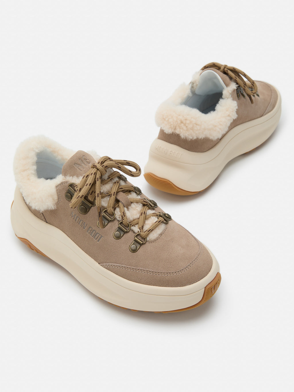 Moon Boot City Beige Shearling
