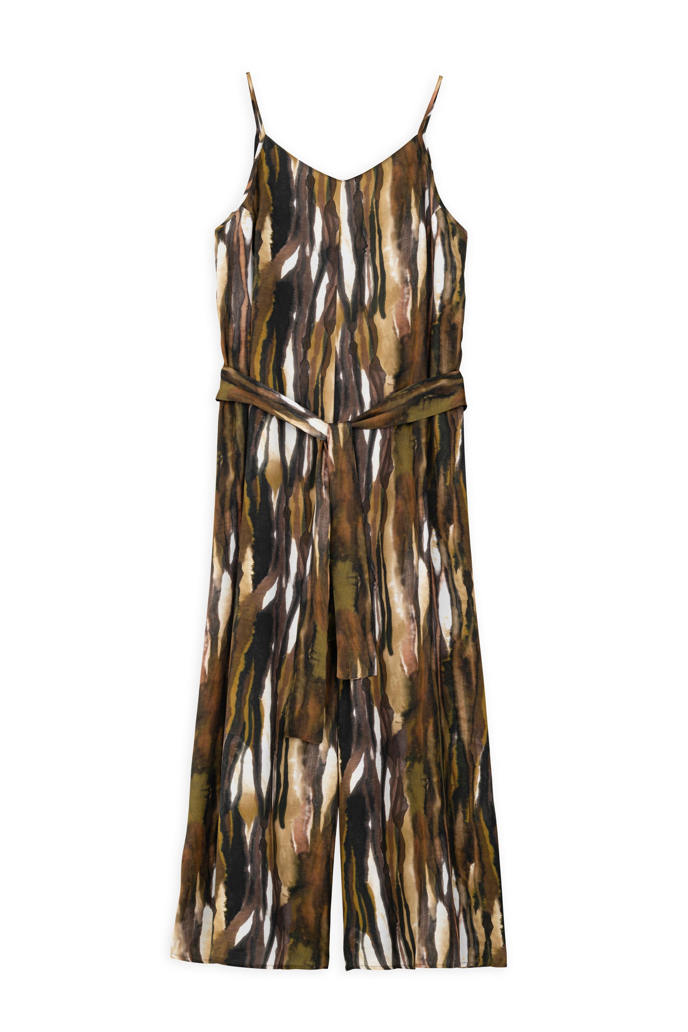 SATIN PRINT JUMPSUIT