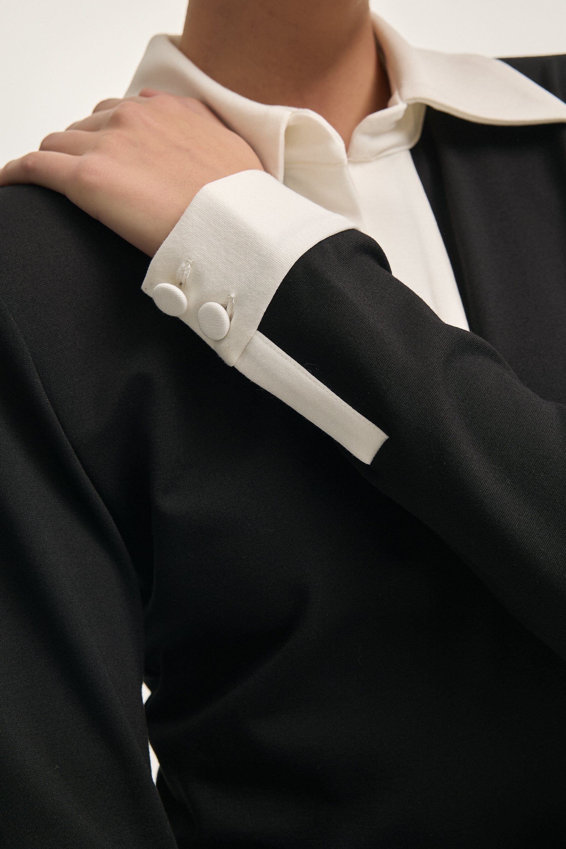 Deadline maxi dress black & white