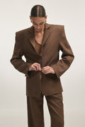 New York blazer brown