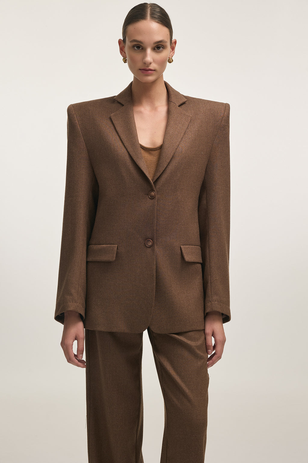 New York blazer brown