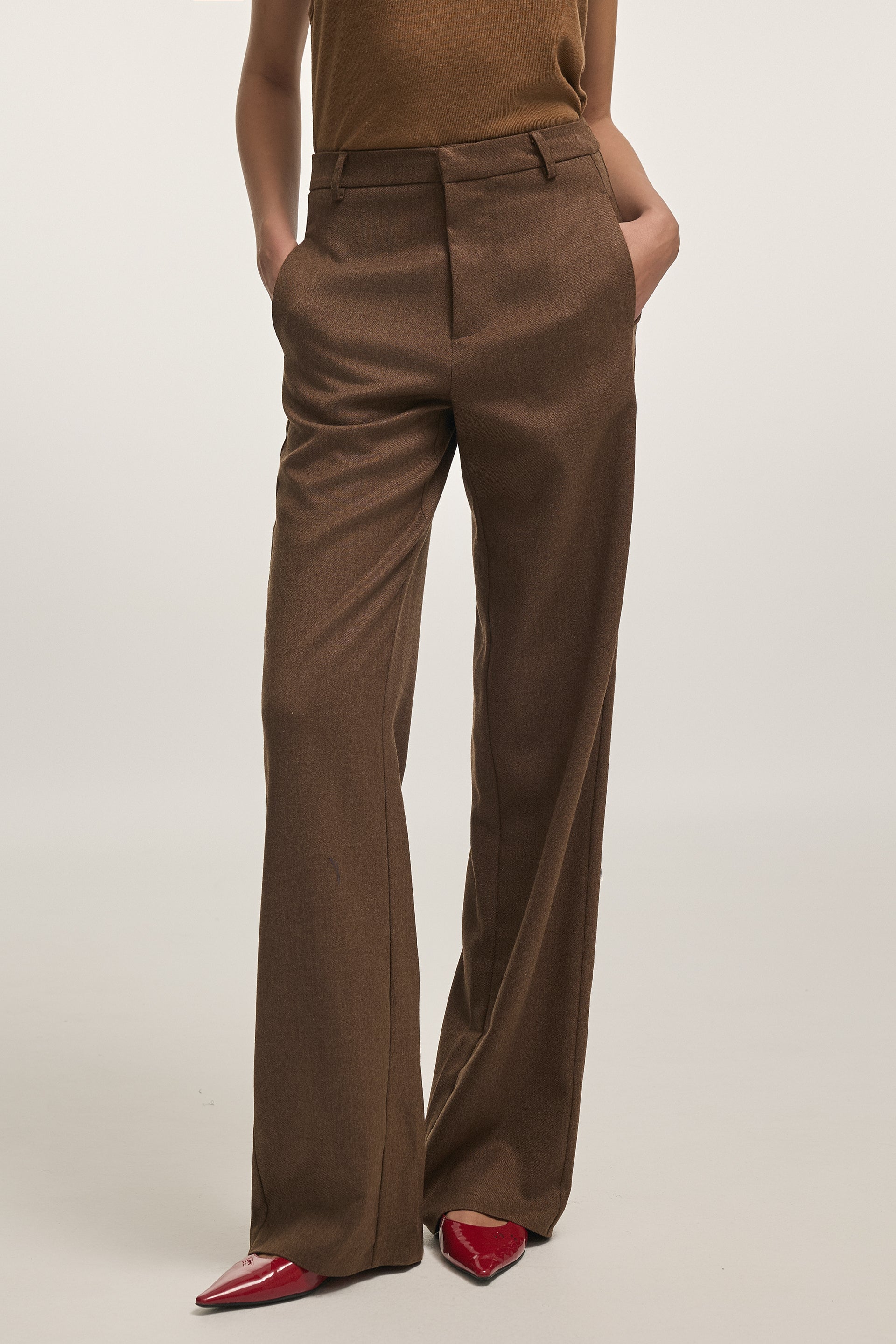 New york trousers brown