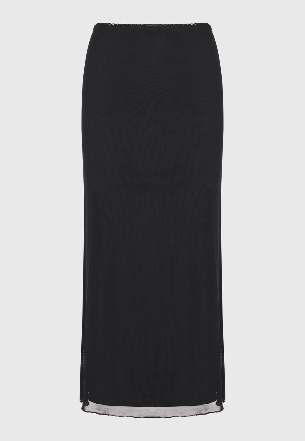 Μονοχρωμη μιντι φουστα