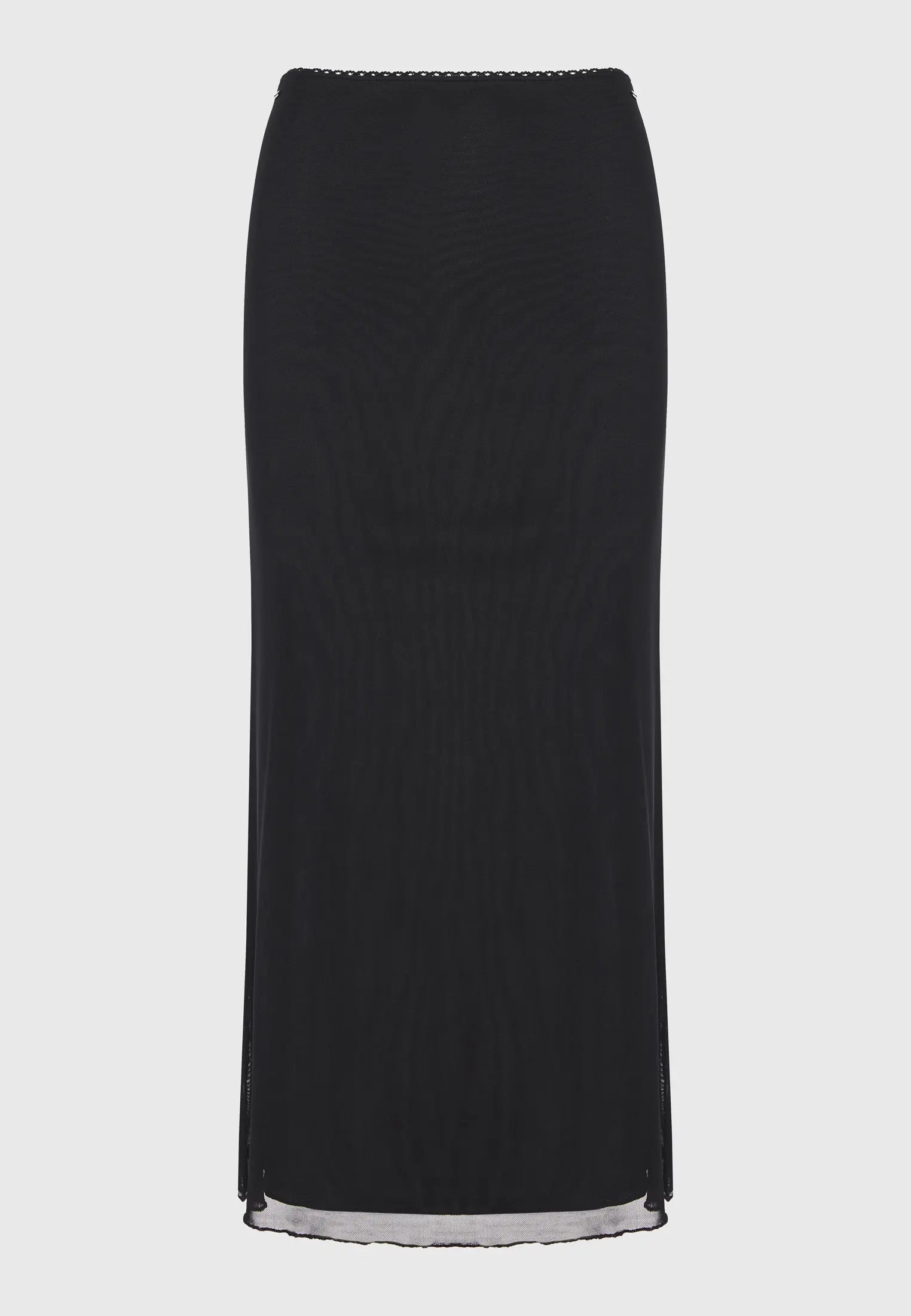 Μονοχρωμη μιντι φουστα