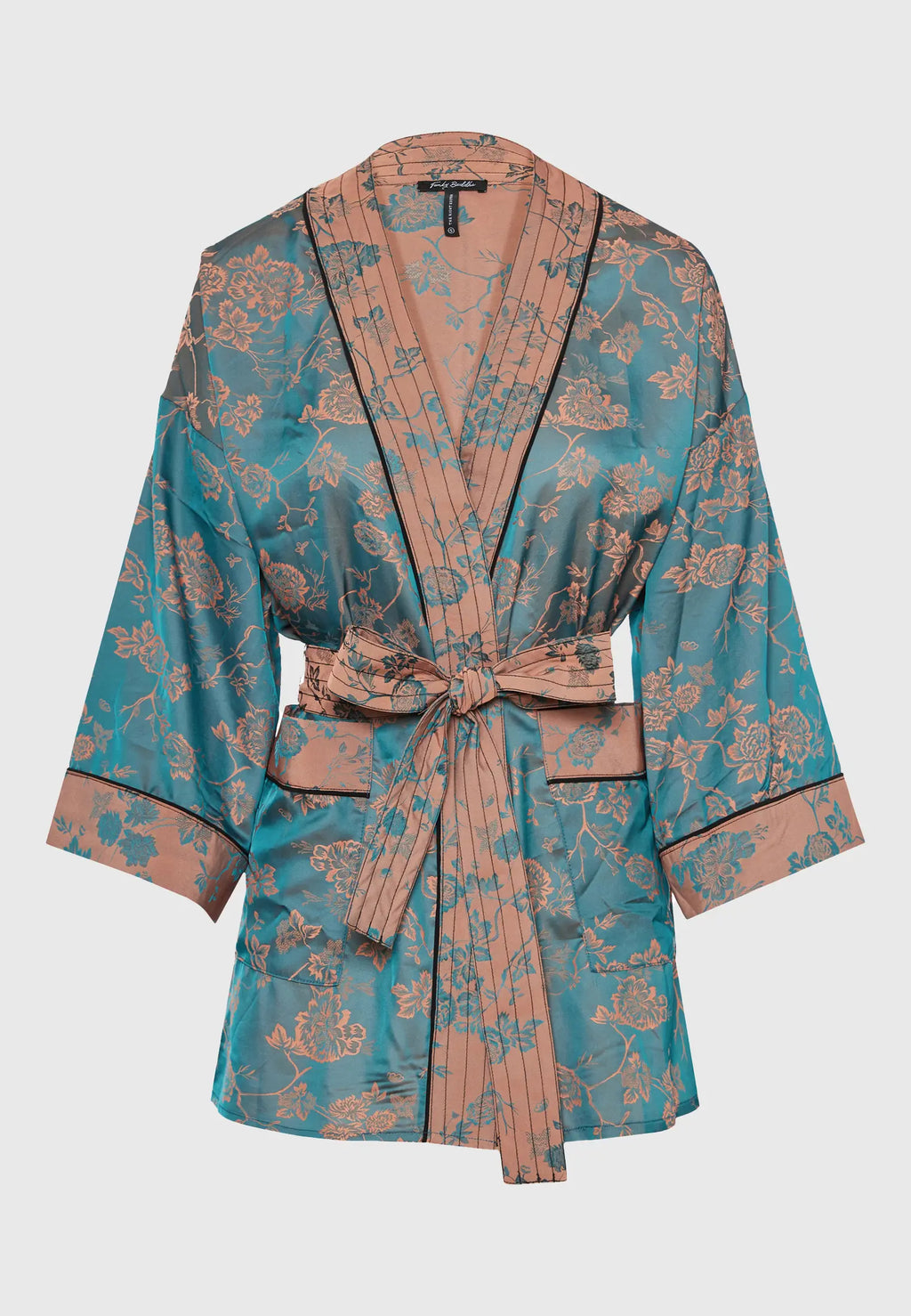 Loose fit κοντο εμπριμε kimono