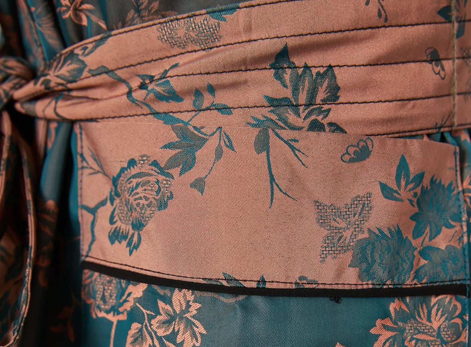 Loose fit κοντο εμπριμε kimono