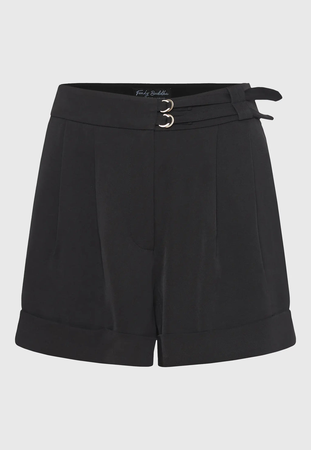 Loose fit σορτς με πιετες στη μεση