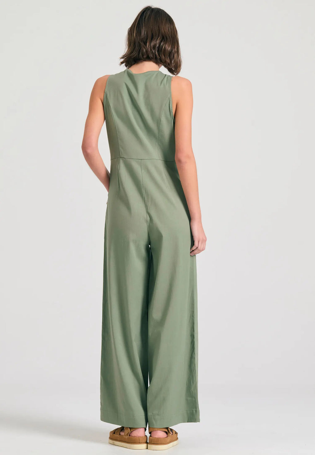 Lyocell blend ολοσωμη φορμα με τσεπες