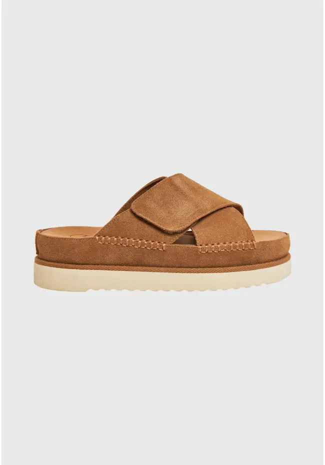 Γυναικεια suede σανδαλια