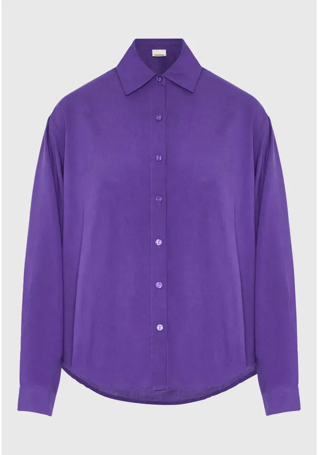 Γυναικειο πουκαμισο μωβ από βισκοζη