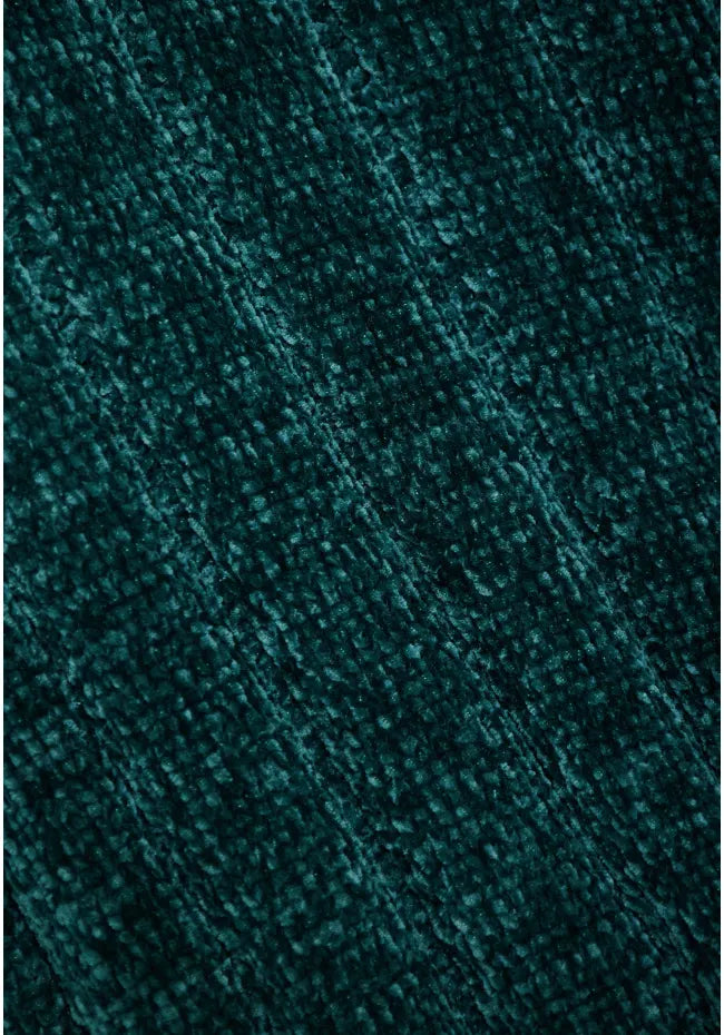 Γυναικεια πλεκτη μπλουζα με τελειωμα rib emerald