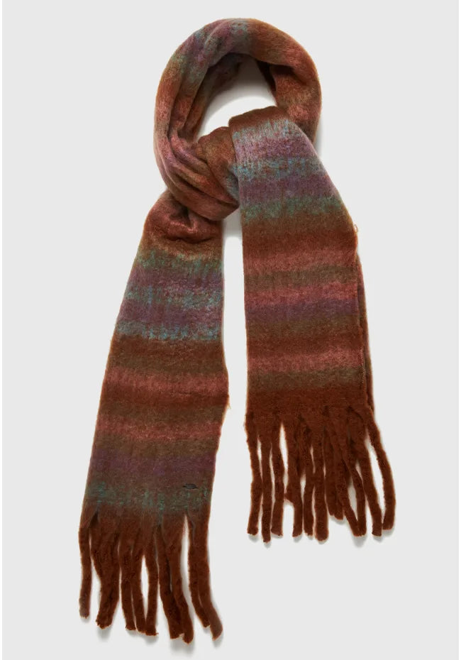 Καρο κασκολ με κροσσια