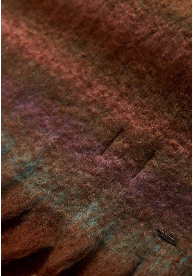 Καρο κασκολ με κροσσια