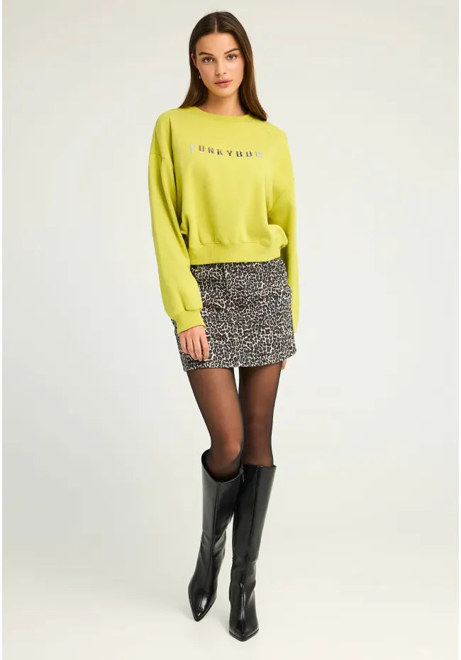 Γυναικειο φουτερ με λογοτυπο lime