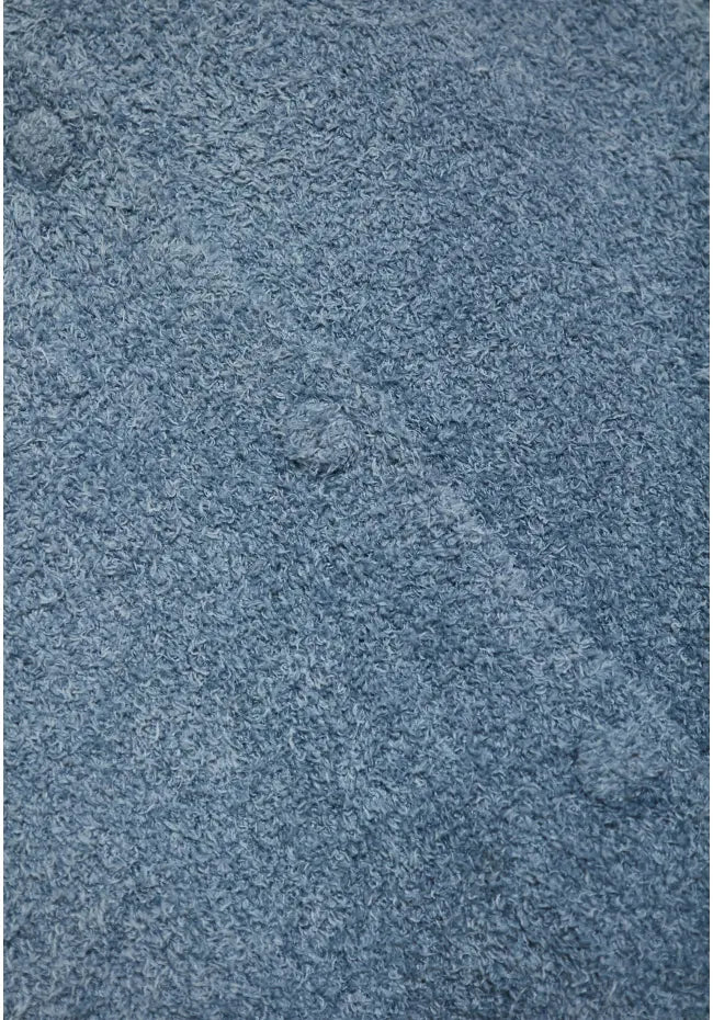 Γυναικεια ζακετα μπλε σε fleece υφανση με κουμπια