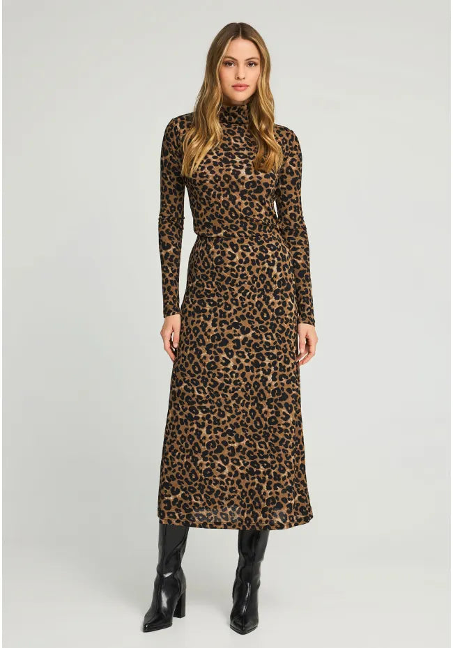 Γυναικεια λεοπαρ φουστα