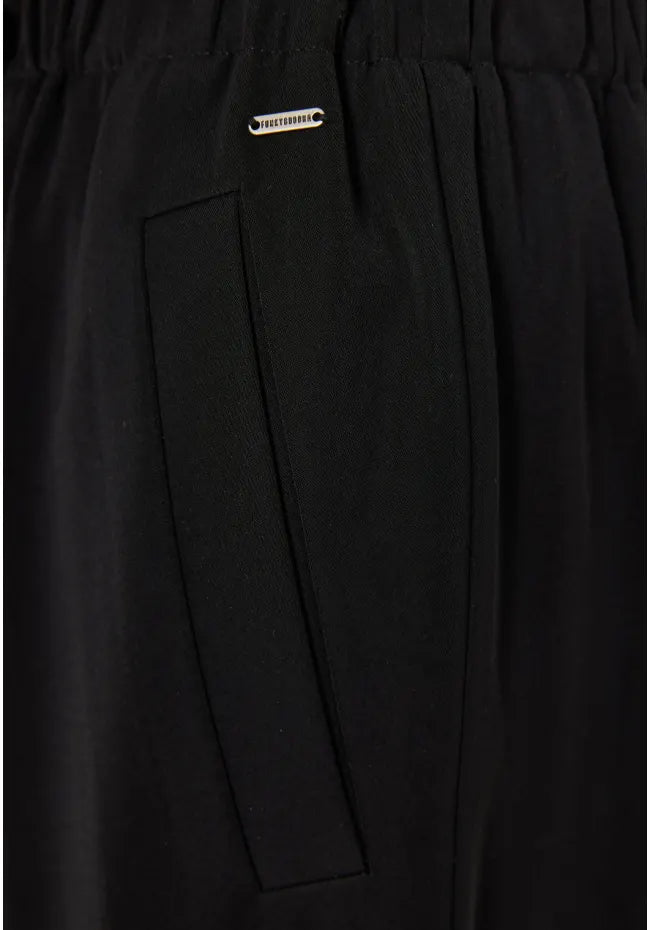 Wide leg παντελονι με κορδονι